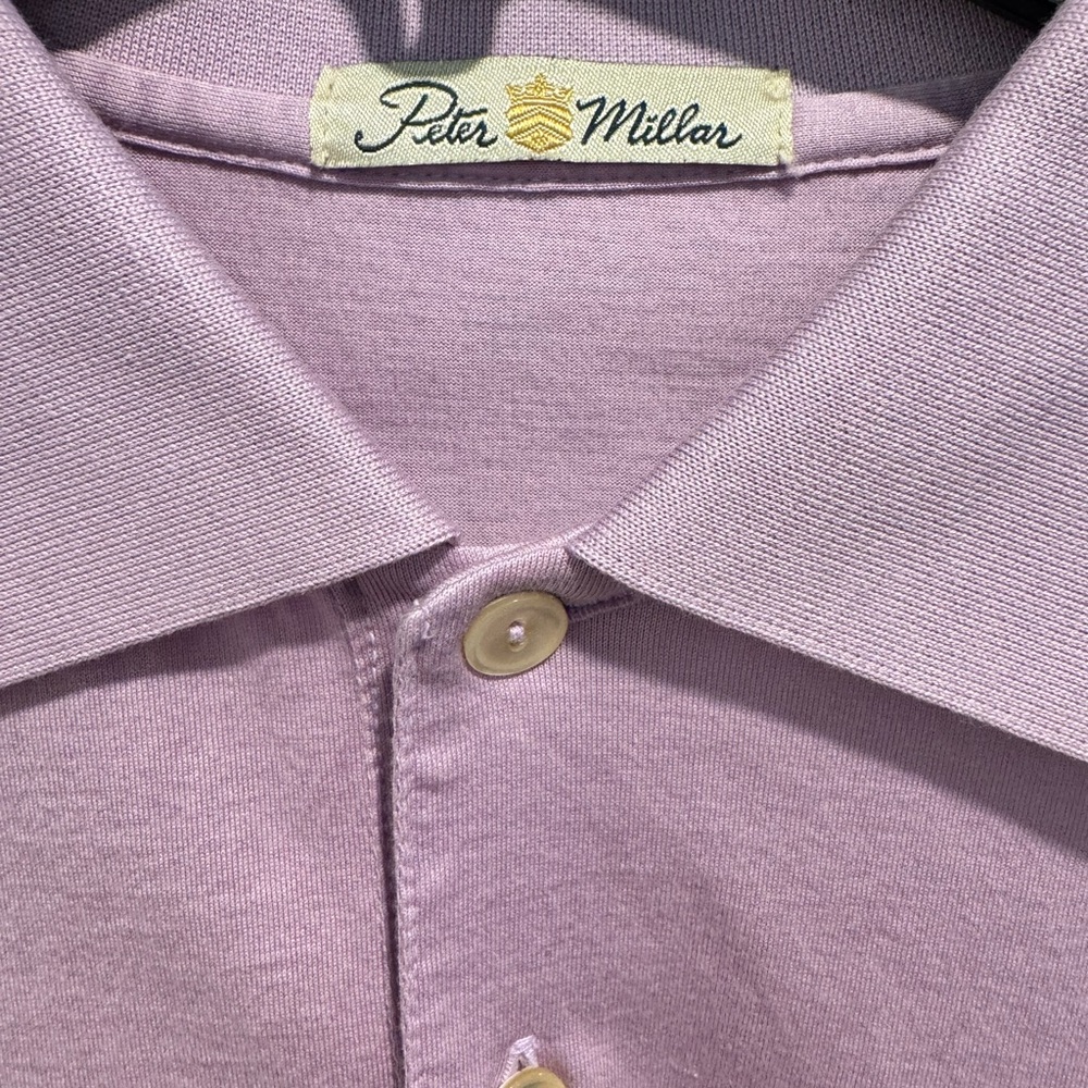 Peter Millar Lavender Polo Shirt - Picture 3 of 3